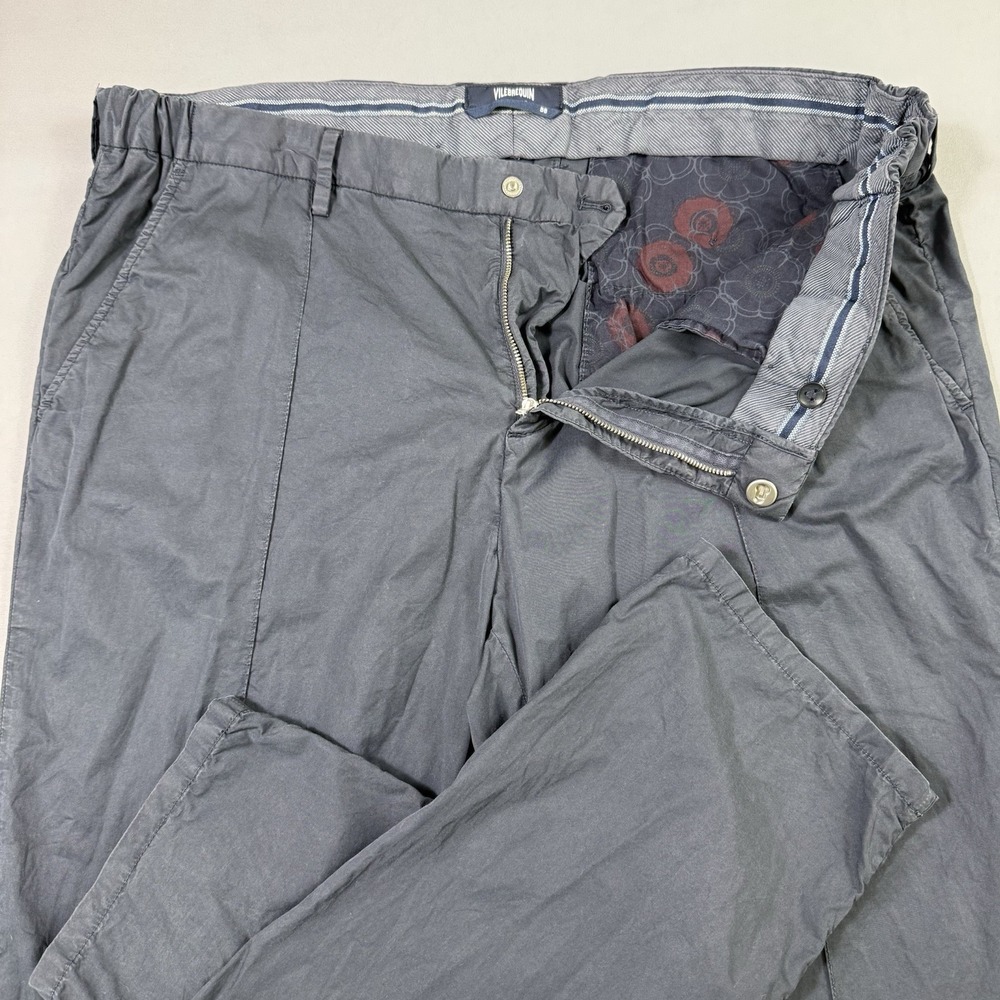 Vilebrequin Collection Pants Mens 56 (38x33) Blue Straight Leg Commuter Beach - Picture 4 of 16